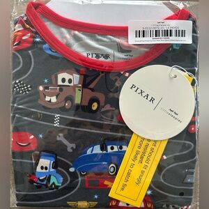 Little Sleepies Disney Cars Piston Cup Bamboo Pajama Set 2 Piece Size 5/6 NWT